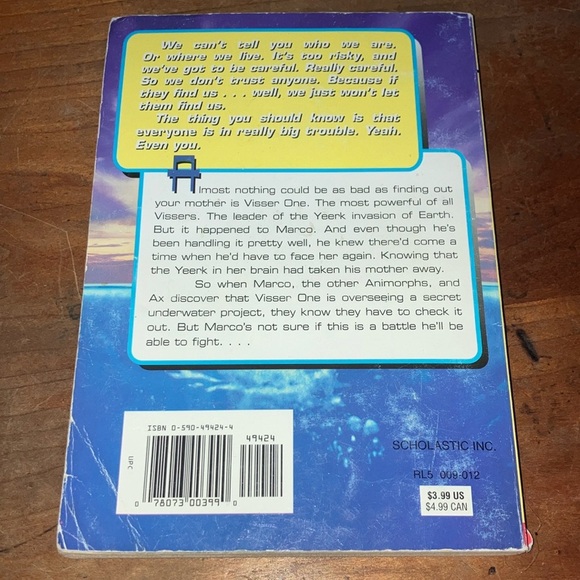 Vintage Animorphs children’s series- book #15 The Escape - Picture 3 of 7